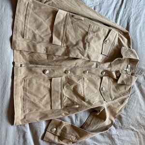 Tan Button-Up Jacket